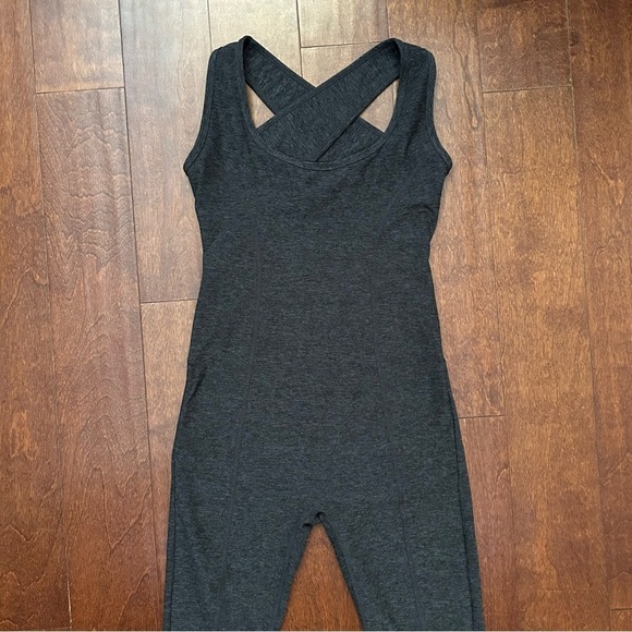Year of Ours Women’s Stretch Onesie in Charcoal Gray, Size Small - Picture 5 of 16